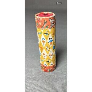 Vintage Kaleidoscope-Butterflies And Toys-Cardboard-Purple Pieces-Does Not Twist